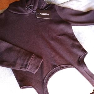 Hoodie with built in suspender